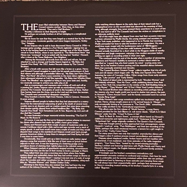 The Coward Brothers - The Coward Brothers - LP