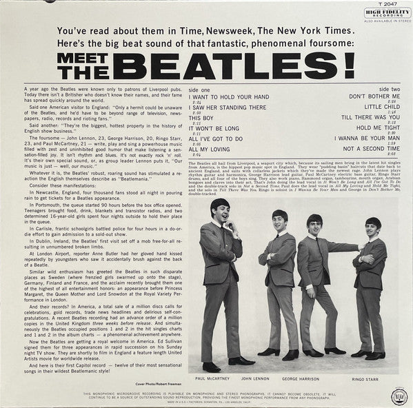 The Beatles - Meet The Beatles! - LP