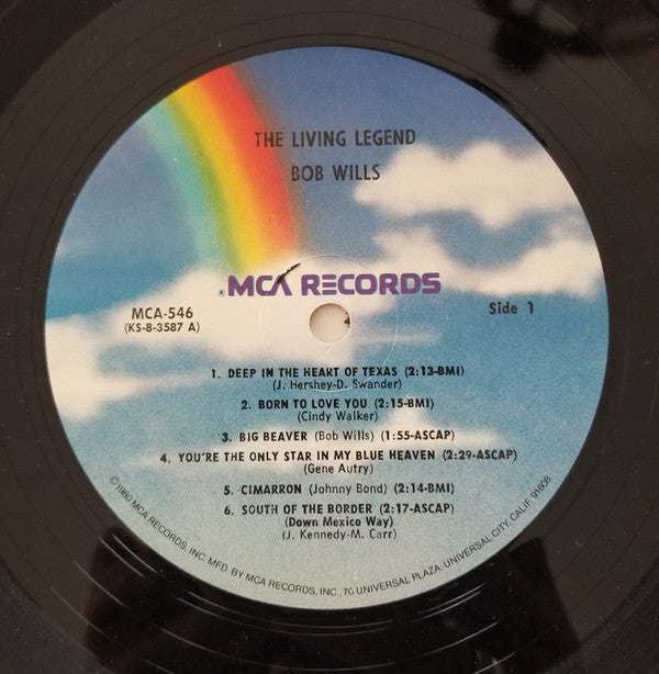 Bob Wills - The Living Legend - LP