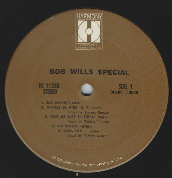 Bob Wills & His Texas Playboys - Bob Wills Special - LP