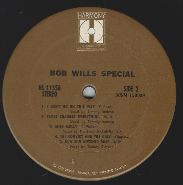 Bob Wills & His Texas Playboys - Bob Wills Special - LP