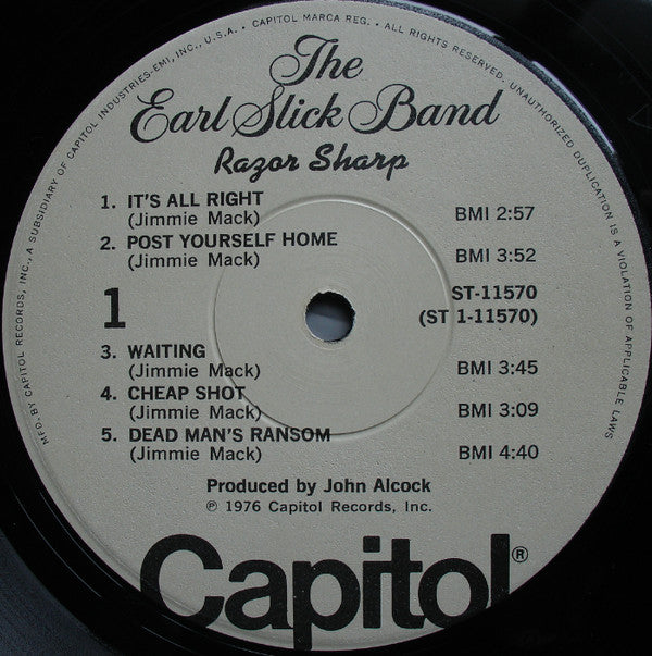 The Earl Slick Band - Razor Sharp - LP