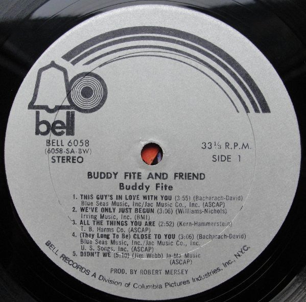 Buddy Fite - Buddy Fite And Friend - LP