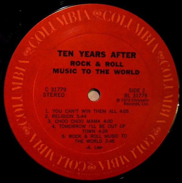 Ten Years After - Rock & Roll Music To The World - LP