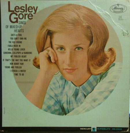 Lesley Gore - Lesley Gore Sings Of Mixed-Up Hearts - LP