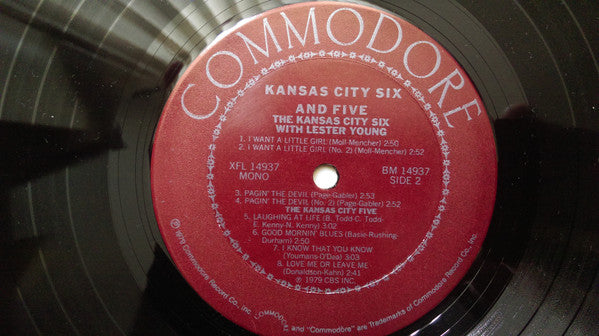 Lester Young - Kansas City Six And Five - LP