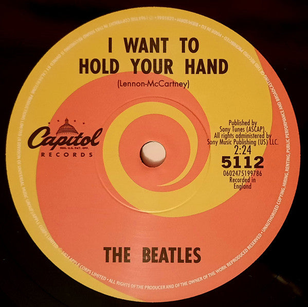 The Beatles - I Want To Hold Your Hand / I Saw Her Standing There - LP
