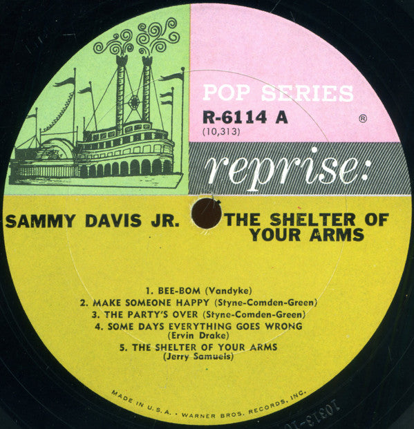 Sammy Davis Jr. - The Shelter Of  Your Arms - LP