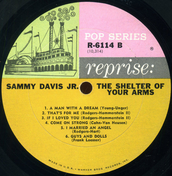 Sammy Davis Jr. - The Shelter Of  Your Arms - LP