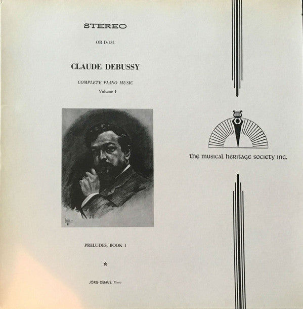 Claude Debussy, Jörg Demus - Complete Piano Music Volume I - LP