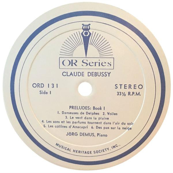 Claude Debussy, Jörg Demus - Complete Piano Music Volume I - LP