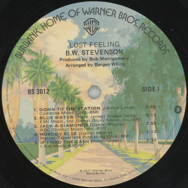 B.W. Stevenson - Lost Feeling - LP
