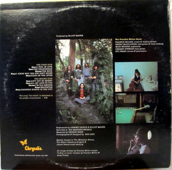 The Frankie Miller Band - The Rock - LP
