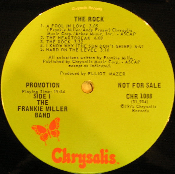 The Frankie Miller Band - The Rock - LP
