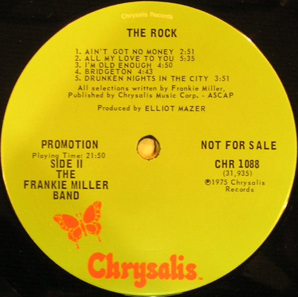 The Frankie Miller Band - The Rock - LP