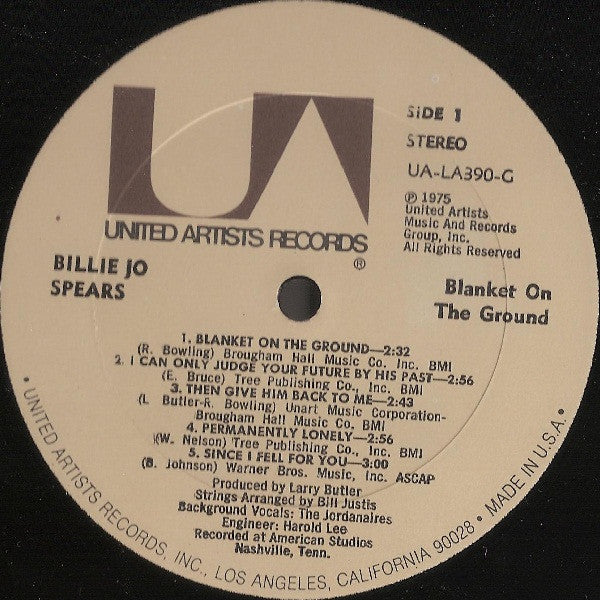 Billie Jo Spears - Blanket On The Ground - LP