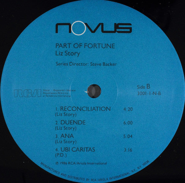 Liz Story - Part Of Fortune - LP