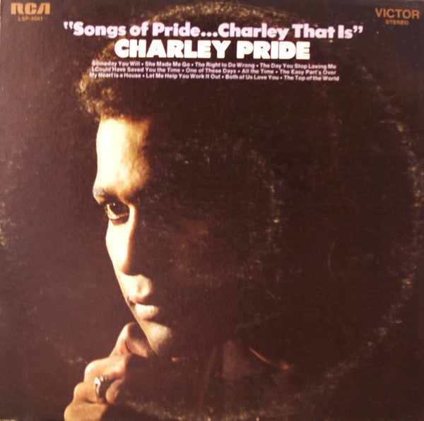 Charley Pride - Songs Of Pride...Charley That Is - LP