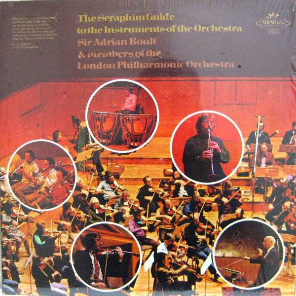 Sir Adrian Boult & Members Of The London Philharmonic Orchestra* - The Seraphim Guide To The Instruments Of The Orchestra - LP