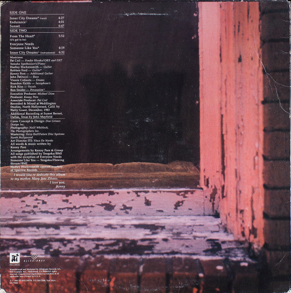 Kenny Pore - Inner City Dreams - LP