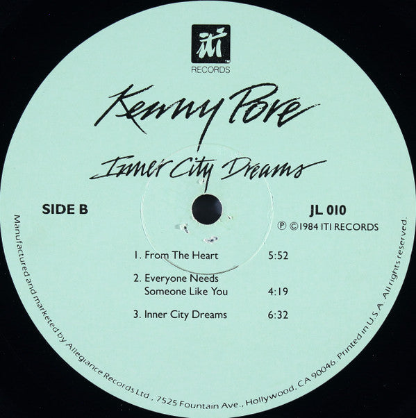 Kenny Pore - Inner City Dreams - LP
