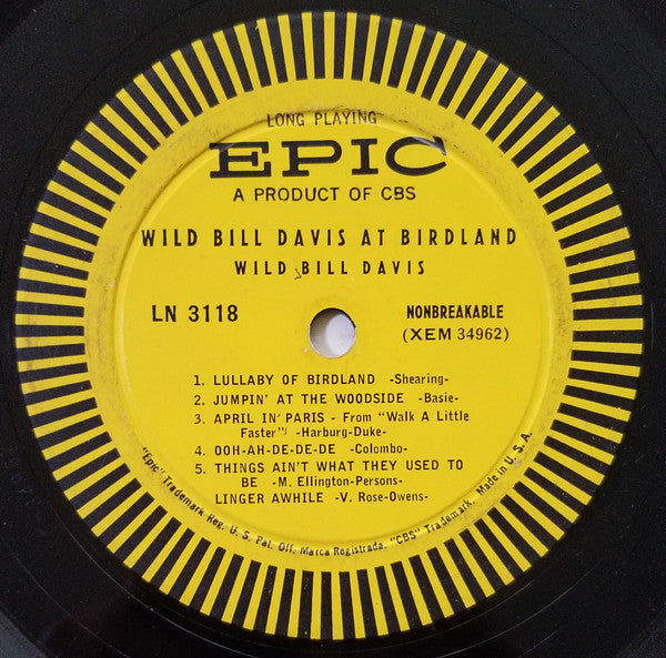 Wild Bill Davis - At Birdland - LP