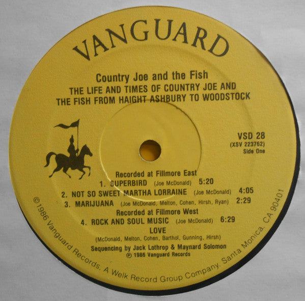 Country Joe & The Fish* - The Life And Times Of Country Joe And The Fish From Haight-Ashbury To Woodstock - LP