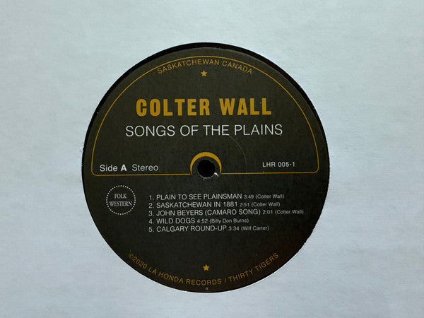 Colter Wall - Songs Of The Plains - LP