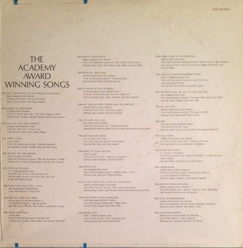 Henry Mancini And His Orchestra And Chorus - Henry Mancini Presents The Academy Award Songs
