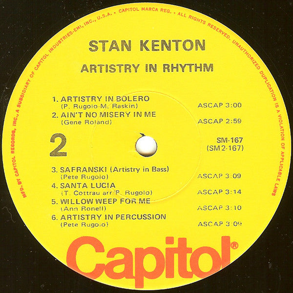 Stan Kenton - Artistry In Rhythm - LP