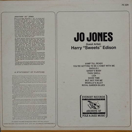 Jo Jones - Jo Jones - LP