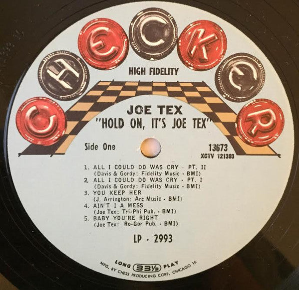 Joe Tex - Hold On! It's Joe Tex - LP