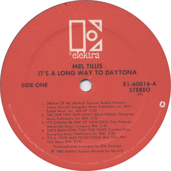 Mel Tillis - It's A Long Way To Daytona - LP