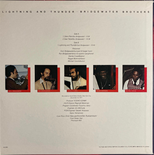 Bridgewater Brothers - Lightning And Thunder - LP