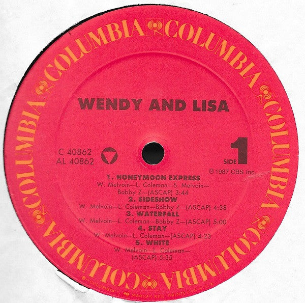 Wendy And Lisa* - Wendy And Lisa - LP