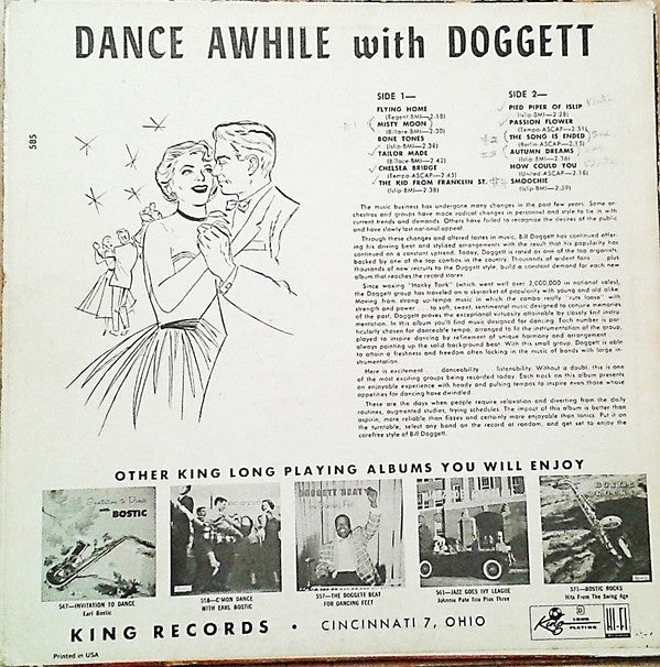 Bill Doggett - Dance Awhile With Doggett - LP