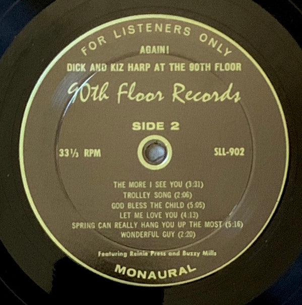 Dick and Kiz Harp - Again! - LP