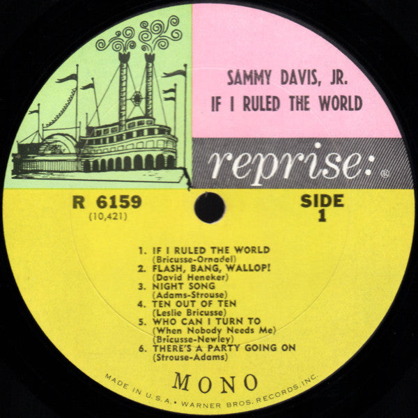Sammy Davis Jr. - If I Ruled The World (And Other Broadway Greats) - LP