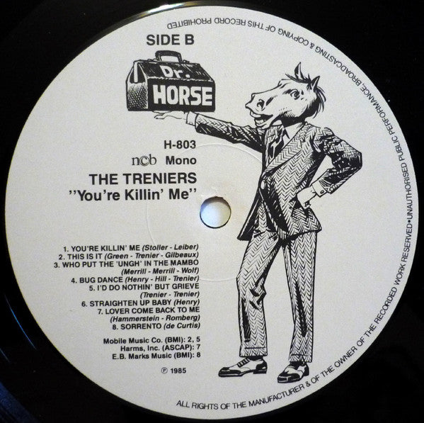 The Treniers With Milt Trenier - You're Killin' Me - LP