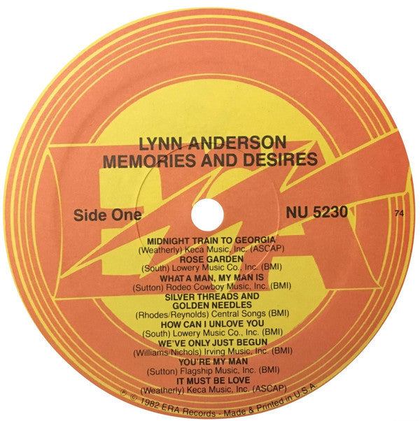 Lynn Anderson - The Best Of Lynn Anderson - Memories And Desires - LP