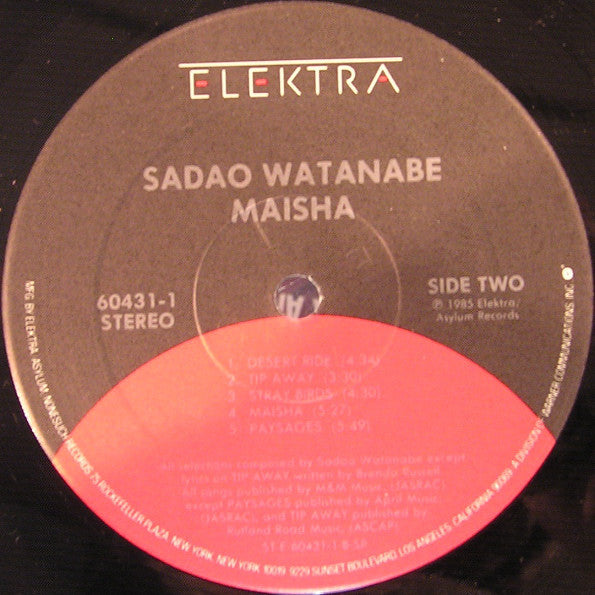 Sadao Watanabe - Maisha - LP