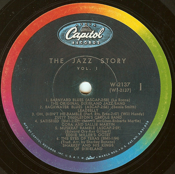 Various - The Jazz Story Volume 1 (Rare Records Of The Men And The Music: Mostly New Orleans) - LP