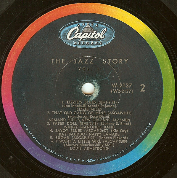 Various - The Jazz Story Volume 1 (Rare Records Of The Men And The Music: Mostly New Orleans) - LP
