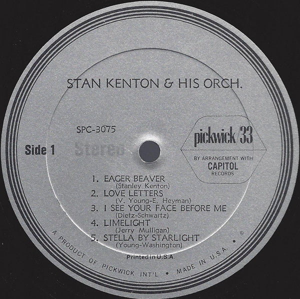 Stan Kenton Band* And June Christy - The Powerful Stan Kenton Band And The Pretty June Christy Voice With Stan Kenton - LP