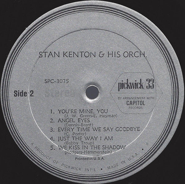 Stan Kenton Band* And June Christy - The Powerful Stan Kenton Band And The Pretty June Christy Voice With Stan Kenton - LP