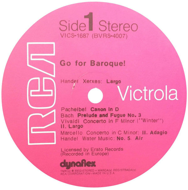 Various - Go For Baroque! Greatest Hits Of The 1700s - LP