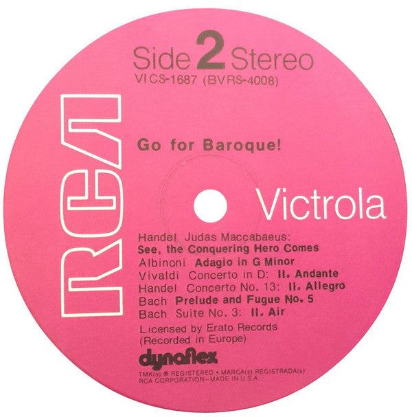 Various - Go For Baroque! Greatest Hits Of The 1700s - LP