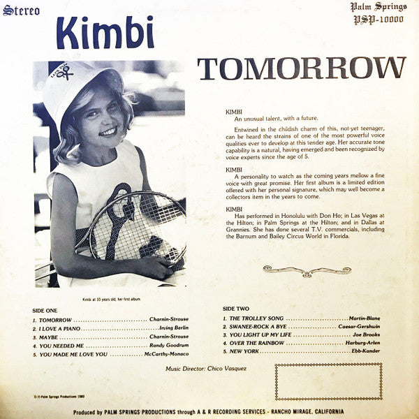 Kimbi - Tomorrow - LP