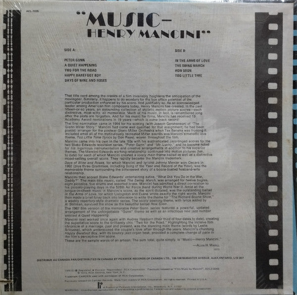 Henry Mancini - Days Of Wine And Roses & Others - LP
