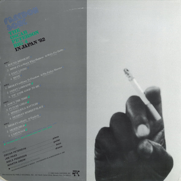 The Oscar Peterson Big 4 - Freedom Song (The Oscar Peterson Big 4 In Japan '82) - LP
